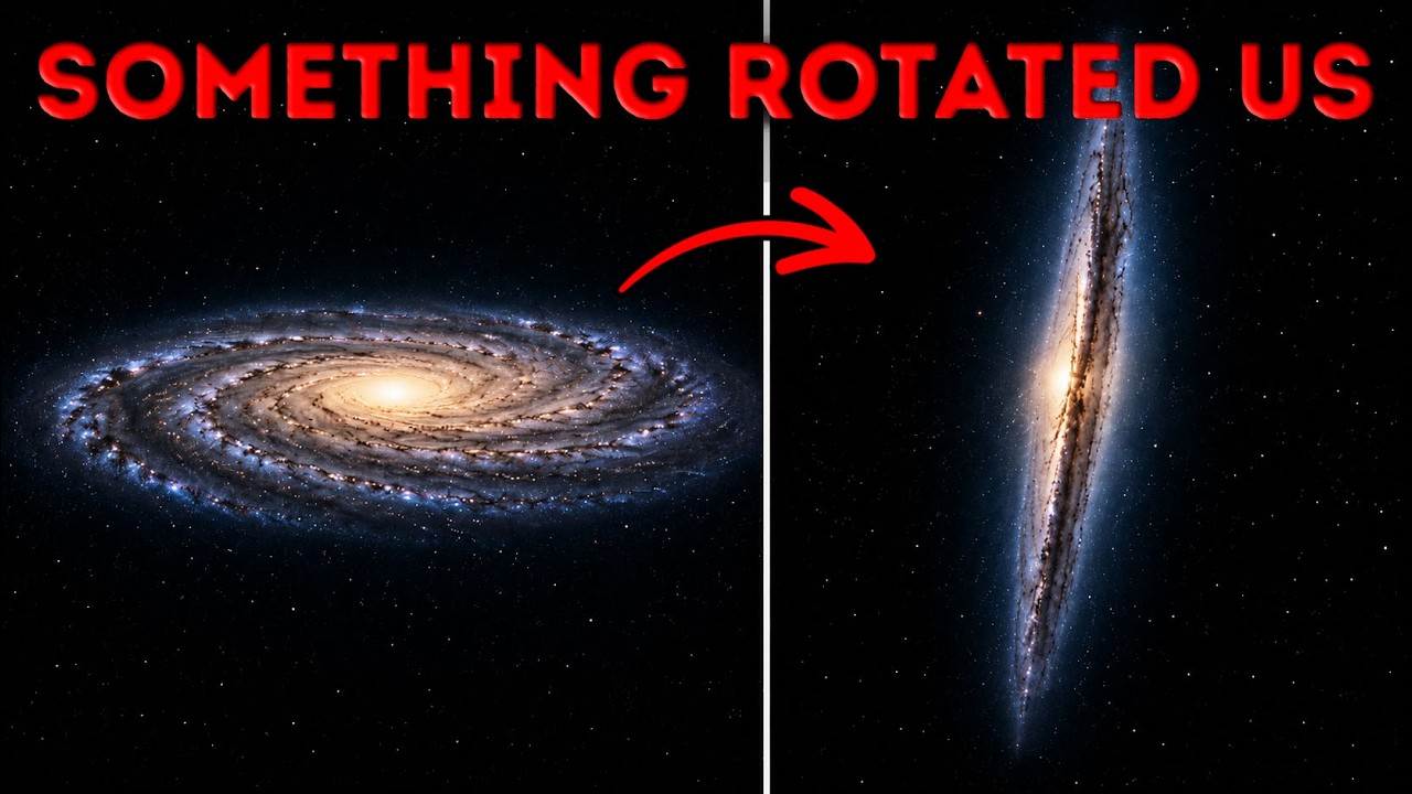 Our Entire Galaxy Flipped on Its Side – And We Didn't Notice 🌌🛸💫🔭✨