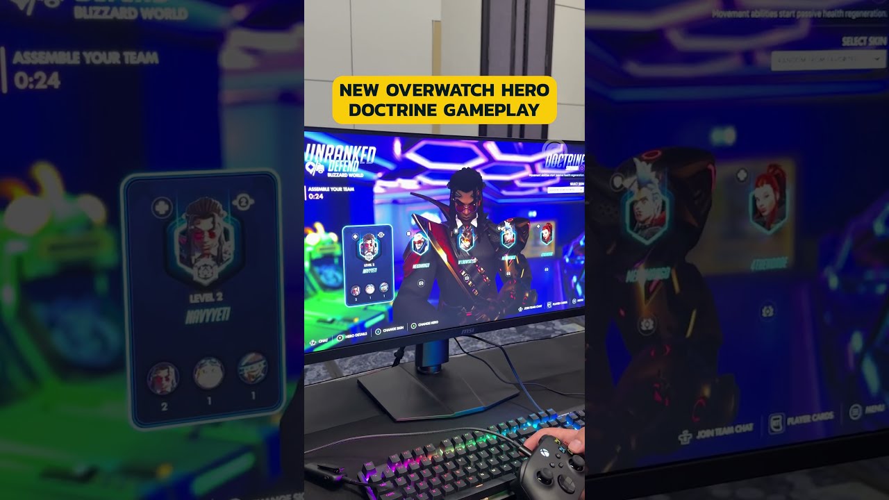 Overwatch New Hero Doctrine GAMEPLAY