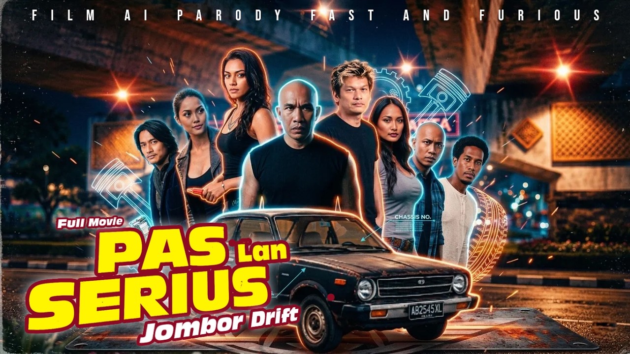 PAS LAN SERIUS - Jombor Drift (Full Movie) Film AI Parody Fast and Furious