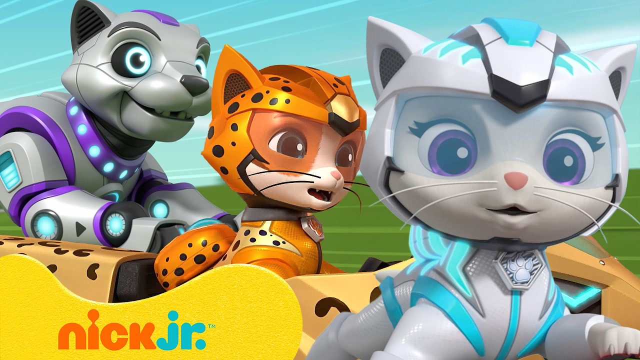 PAW Patrol & Cat Pack vs. Robot Cat Meow-Meow! 😸 | PAW Patrol | Nick Jr.