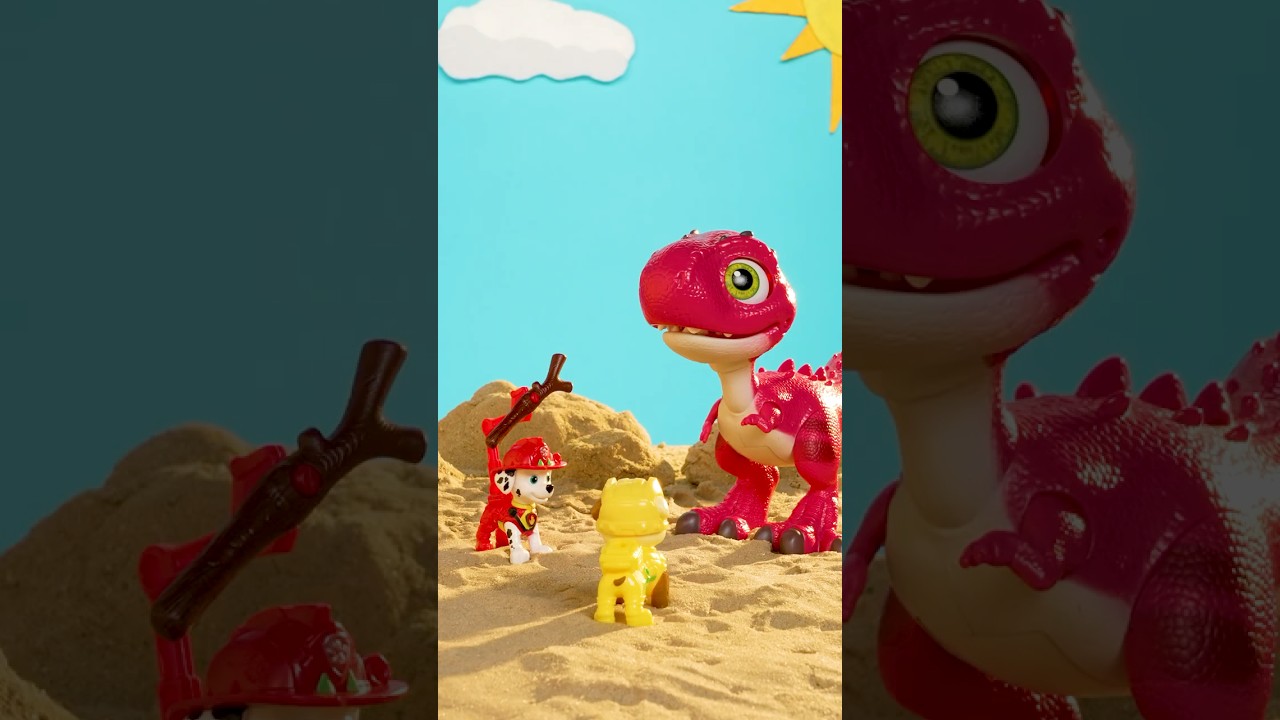 PAW Patrol hatches a DINOSAUR EGG! What's inside?