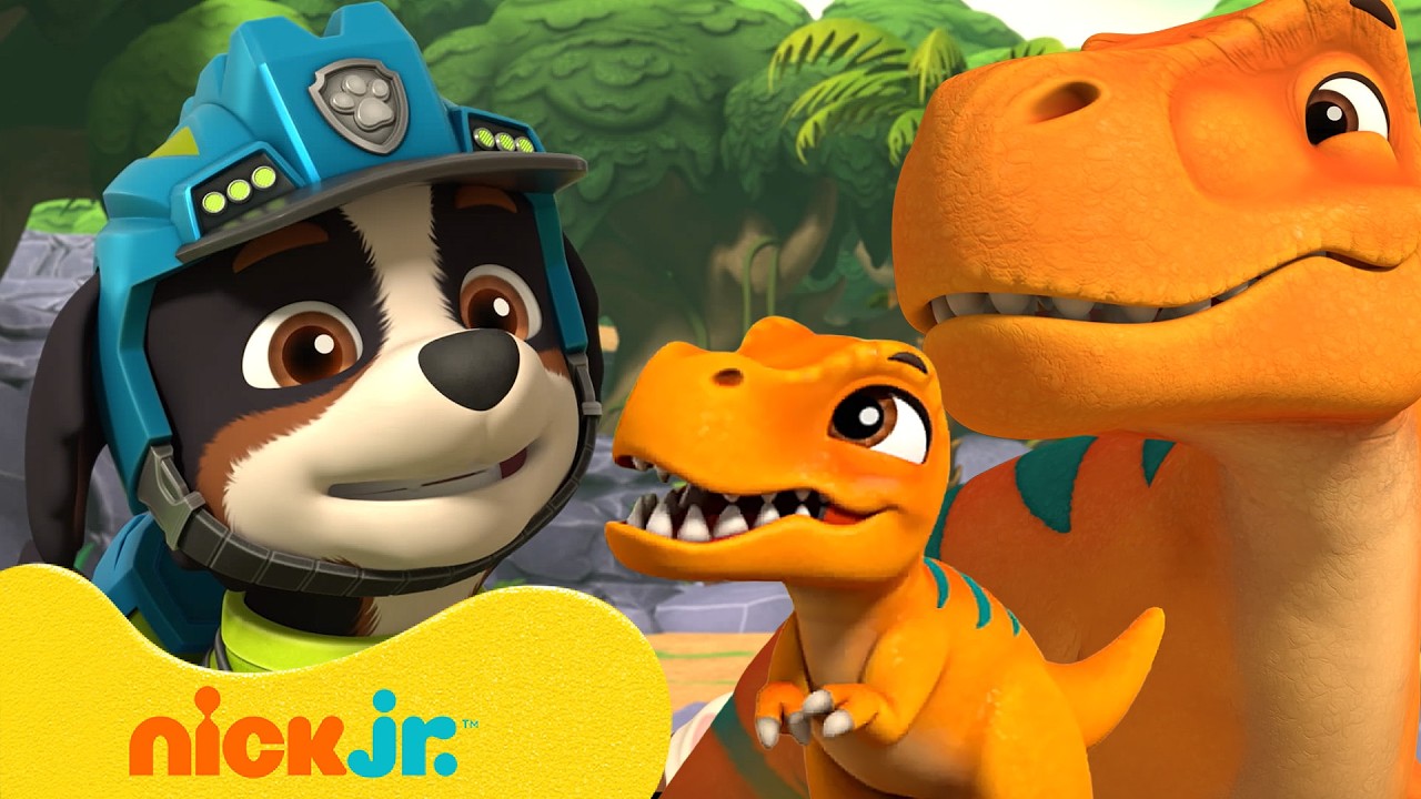 PAW Patrol Rescues Baby Dinosaurs with Rex! 🦖 | Nick Jr.