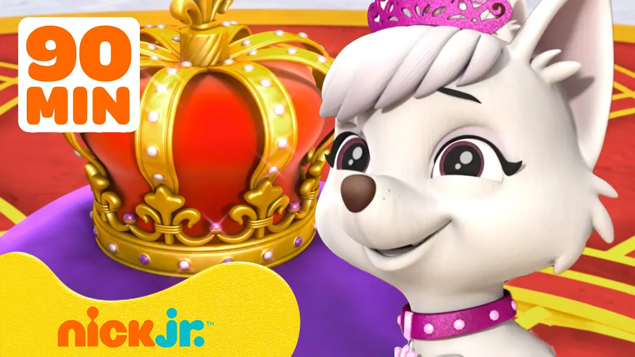 PAW Patrol Royalty Rescues & Adventures! w/ Sweetie 👑 90 Minutes | Nick Jr.