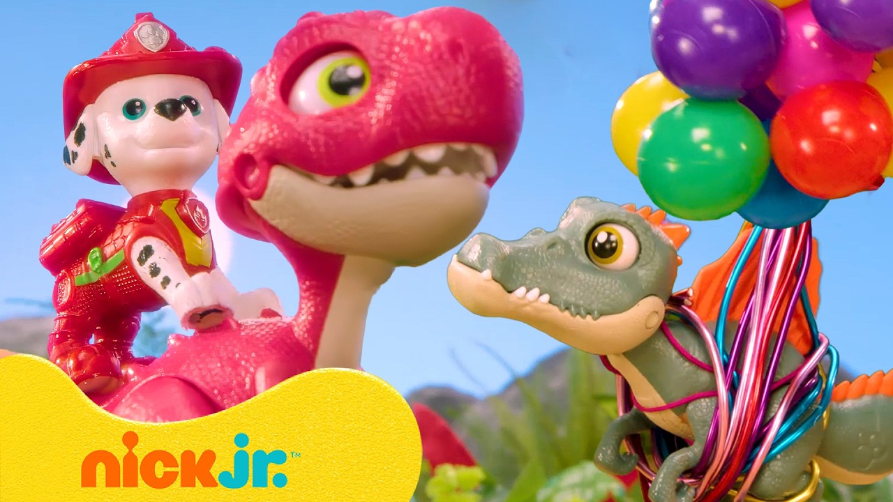 PAW Patrol Toys Rescue a Flying Dinosaur! 🦕 | Nick Jr.