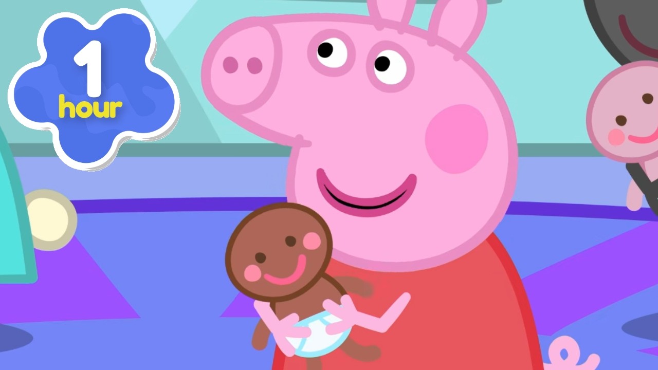 Peppa Learns How to HOLD a BABY! 🍼  Peppa Pig Full Episodes | 1 Hour