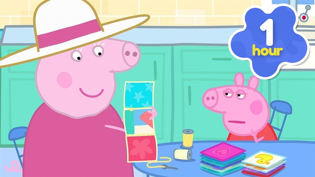 Peppa Learns How to SEW 🪡 The PATCHWORK Blanket 🧵 Peppa Pig Full Episodes | 1 Hour of Kids Cartoons