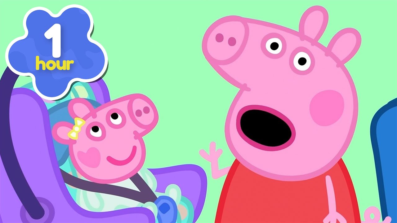Peppa Picks the Baby's Name 🥹 Welcome Home Evie! 💗 Peppa Pig Full Episodes | 1 Hour