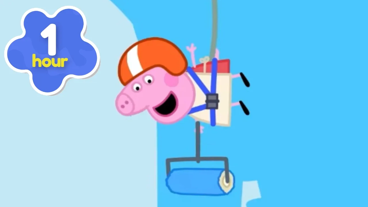 Peppa Pig Paints The BIGGEST Picture in the World! 🎨 👩‍🎨 Peppa Pig Full Episodes | 1 Hour