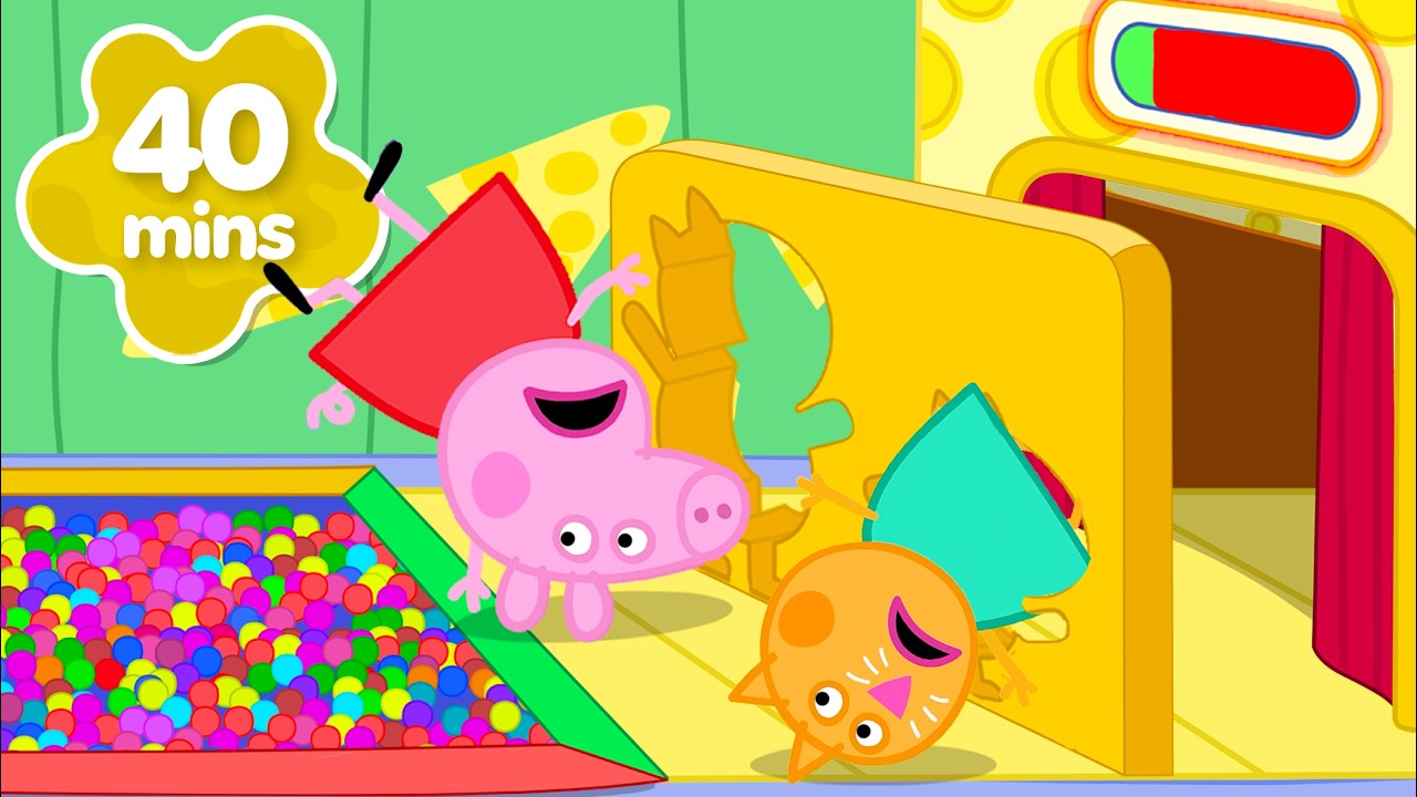 Peppa Pig Plays CHEESE HOLE IN THE WALL!🧀 BRAND NEW Peppa Pig Tales Full Episodes | 35 Mins