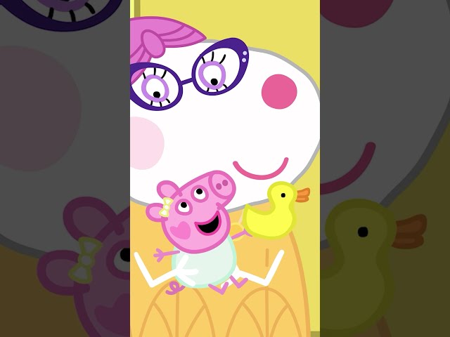 Peppa's OUTDOOR Cinema!  #PeppaPig #Shorts
