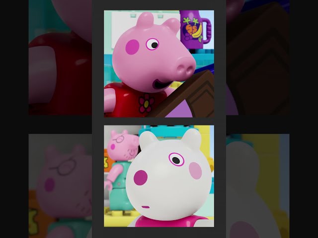Peppa's PHONE CALL! 📞  #PeppaPigTales #Shorts #LEGODUPLO