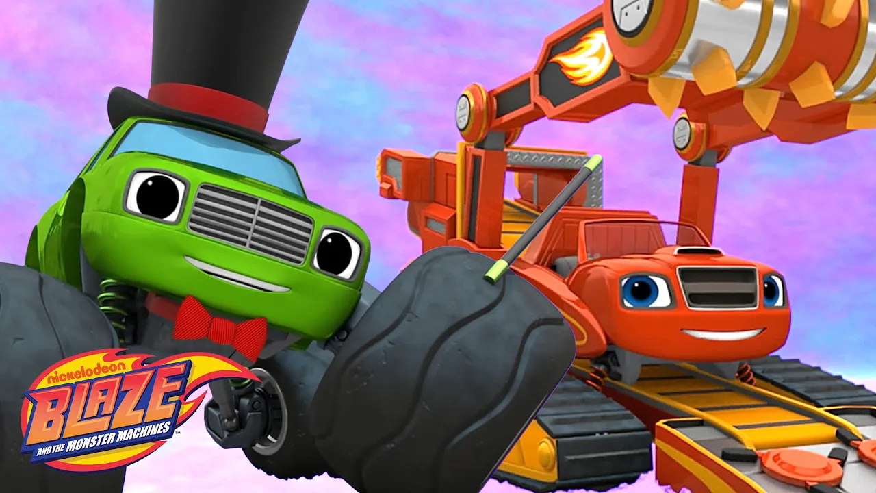 Pickle's Magic Trick Goes Wrong! 🪄 | Blaze and the Monster Machines