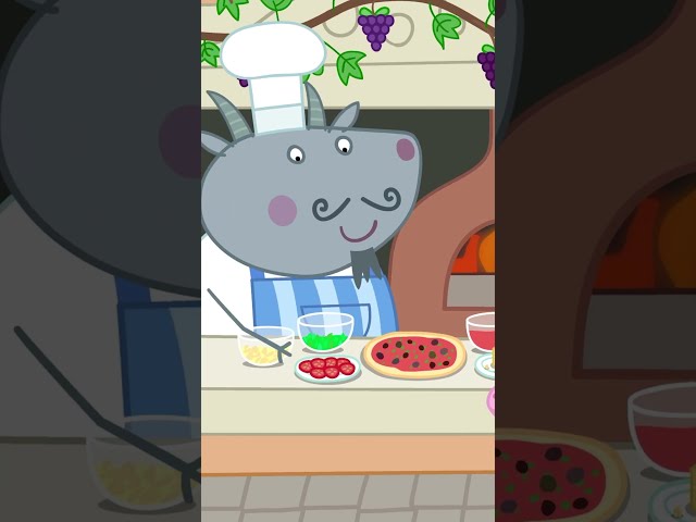 Pizza in Italy 🍕 #shorts #peppapig
