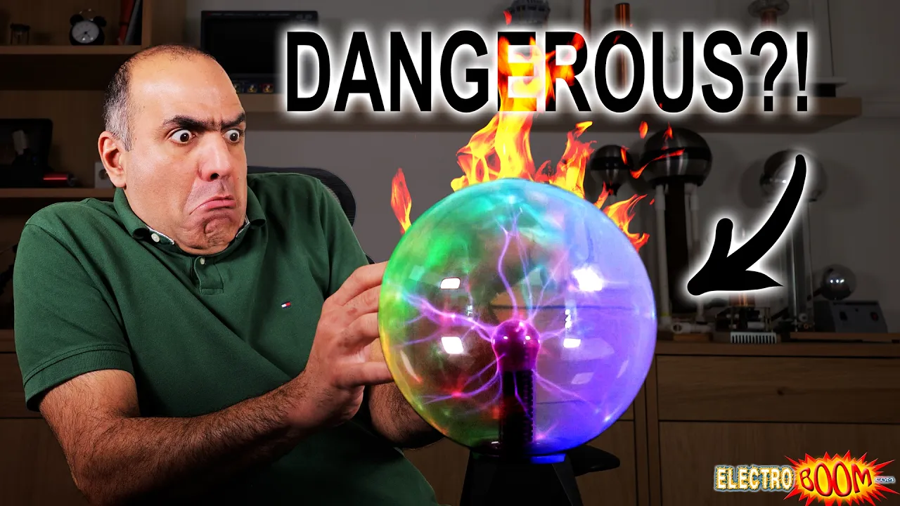 Plasma Globe is a ⚡Shocking⚡🔥Fire Hazard🔥