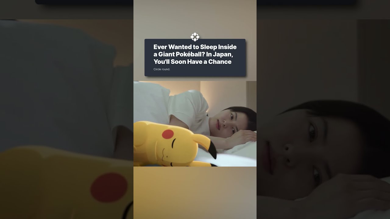 Pokémon is teaming up with Not a Hotel in Japan to allow you to sleep in a Pokéball. #pokemon #japan