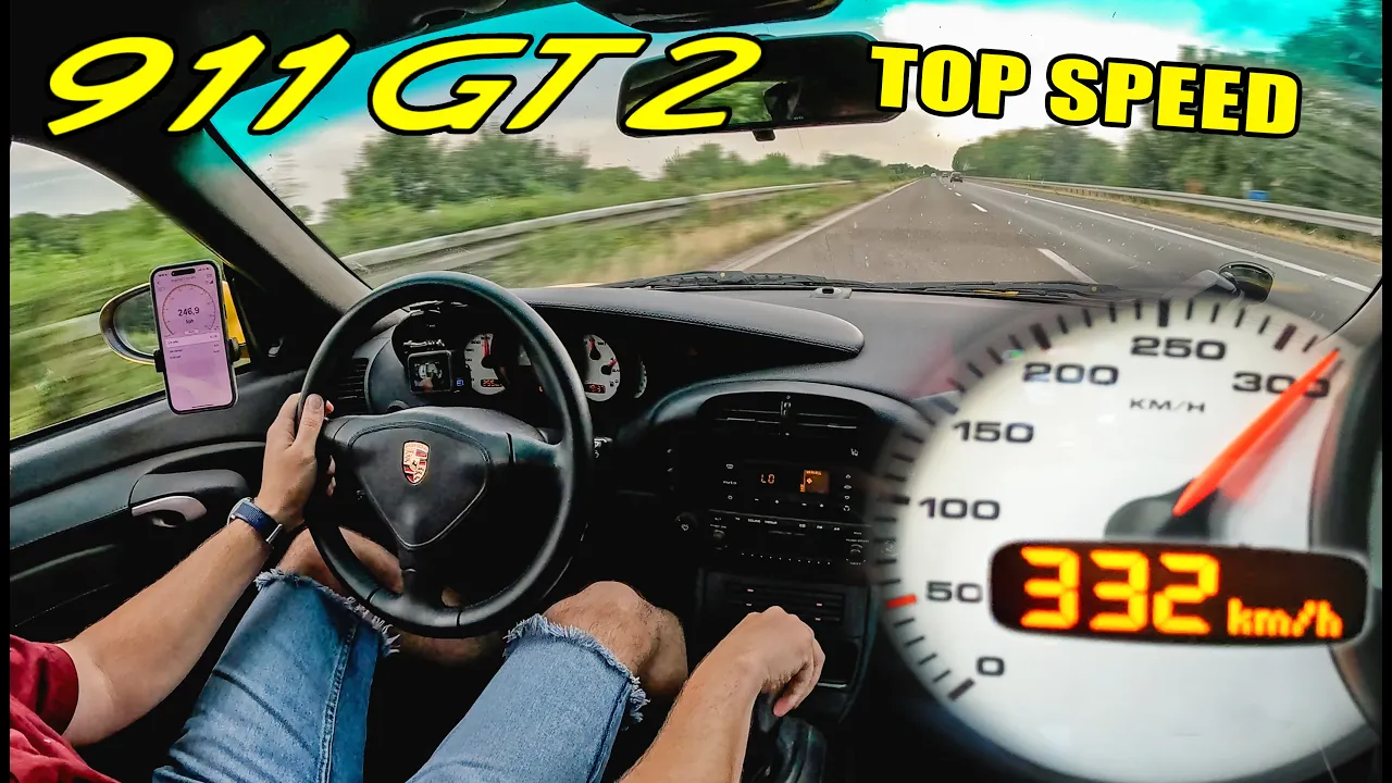 PORSCHE 996 GT2 "WIDOWMAKER" // 332KMH TOP SPEED on AUTOBAHN