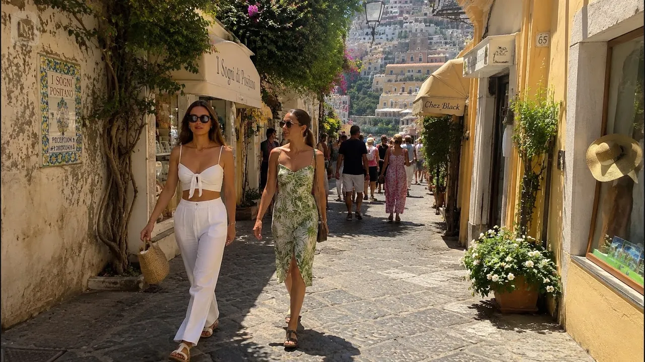 Positano, Italy 🇮🇹 | Coastal Village Walk on the Amalfi Coast | 4K HDR