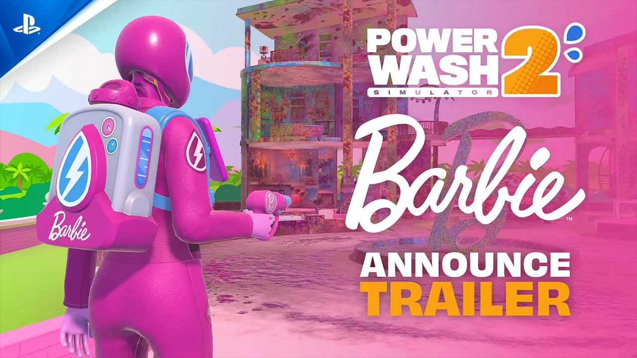 PowerWash Simulator 2 - Barbie Pack Announce Trailer | PS5 Games