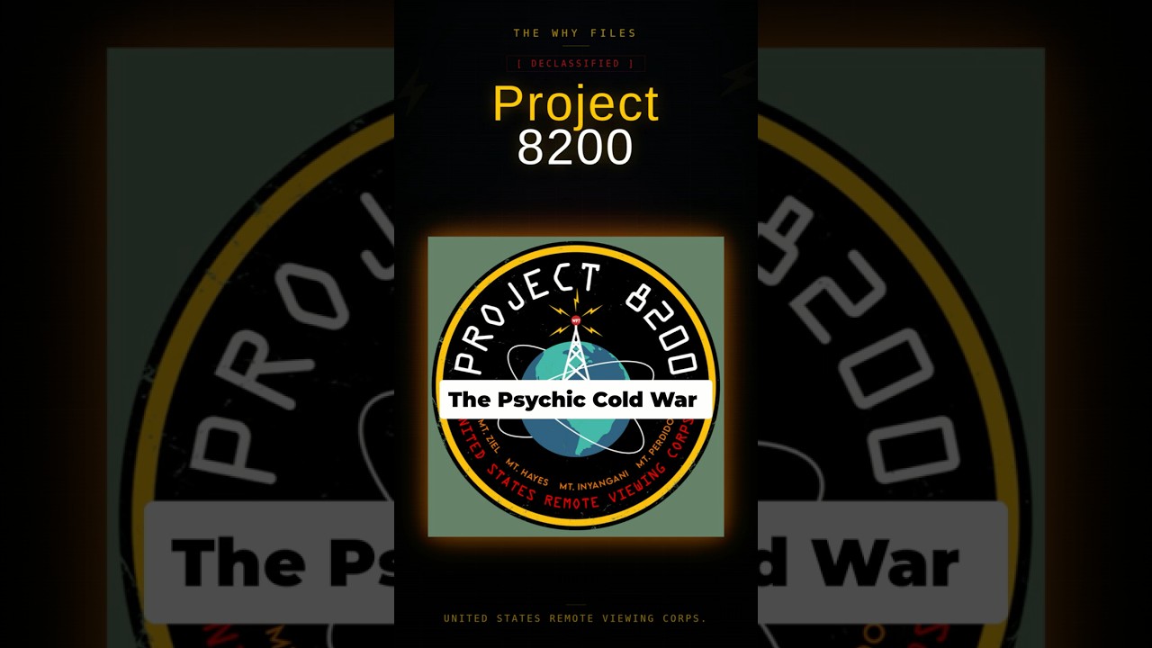 Psychic Spies: The Cold War's Secret ESP Race EXPOSED! #shorts