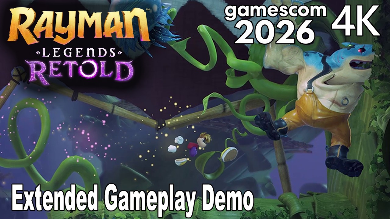 Rayman Legends Retold Extended Gameplay Demo 4K | gamescom 2026