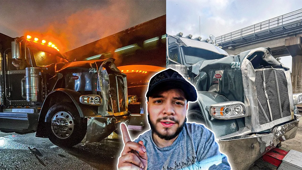 Relaxing Day of Trucking Gone Wrong *Drunk Driver Hits Semi Truck*