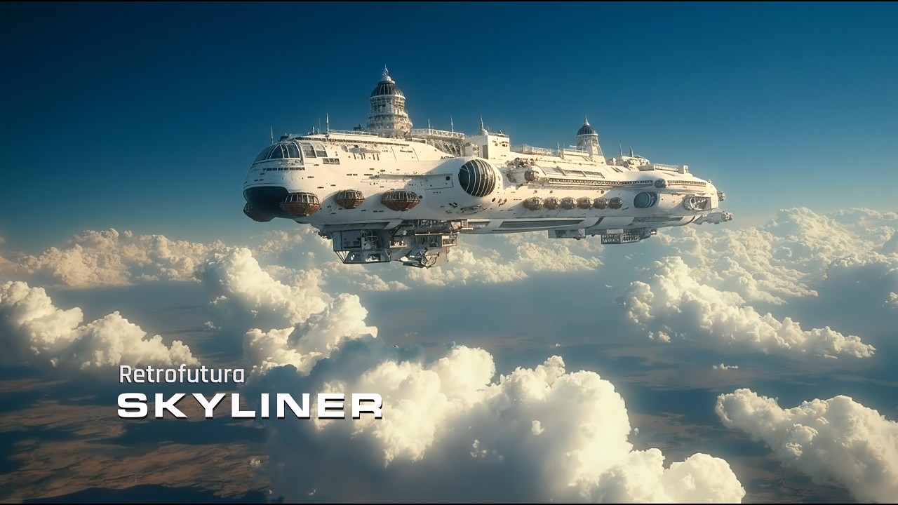 Retrofutura – Aerobus: The City That Flies | AI 4K