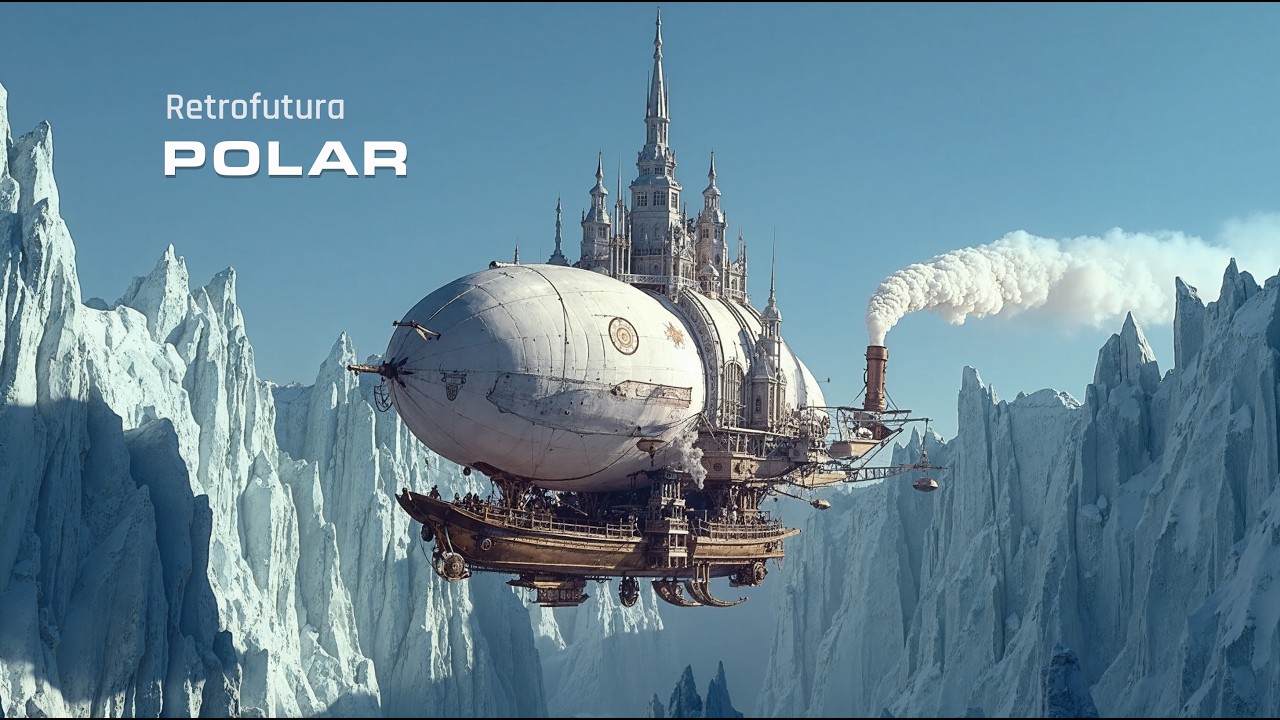 Retrofutura — Polar Dirigibles: Airships of the Frozen North | AI 4K