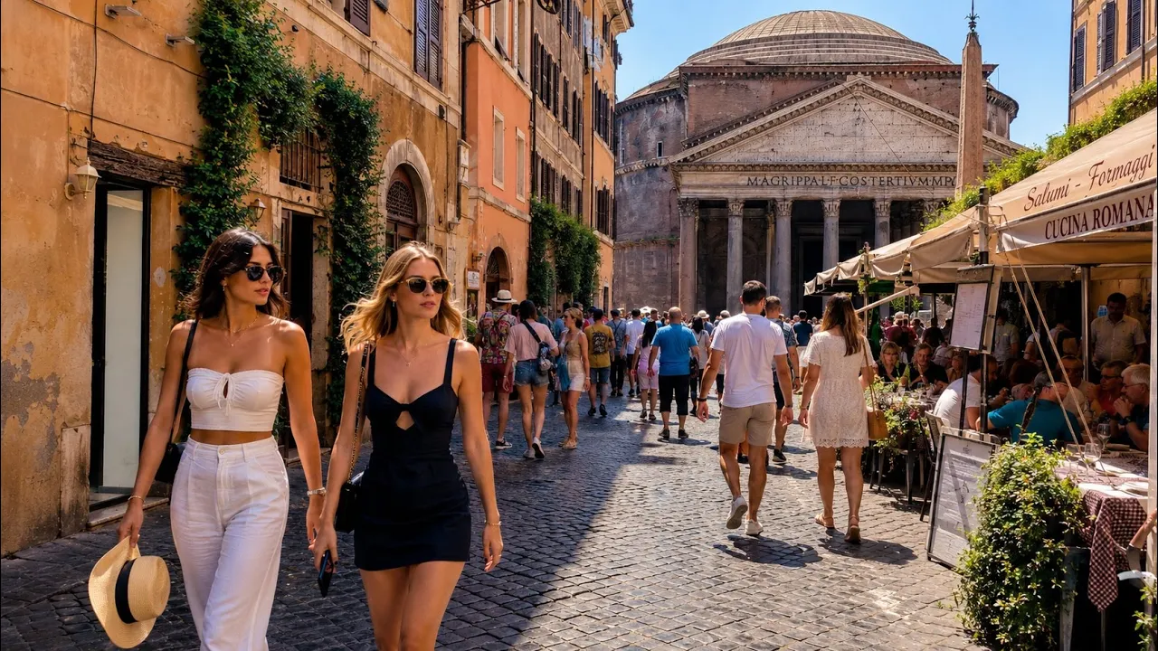 Rome, Italy 🇮🇹- July 2026 - 4K HDR Walking Tour