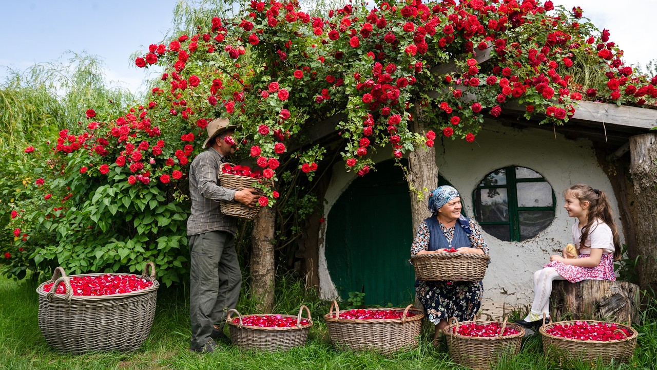 Rose Harvest Season – Making Traditional Rose Sweets ...🌹