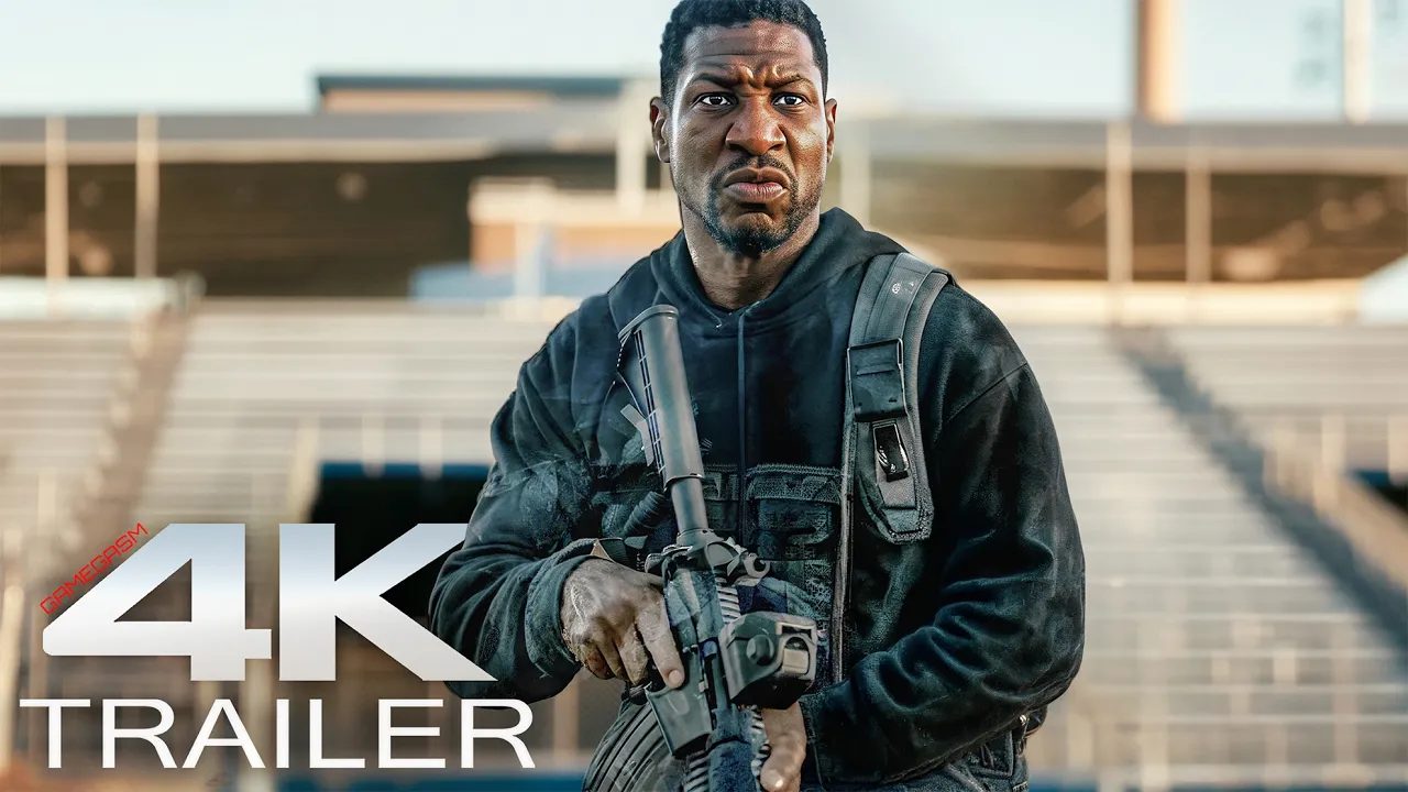 RUN HIDE FIGHT: Infidels Official Trailer (2026) Jonathan Majors Action Movie | 4K UHD