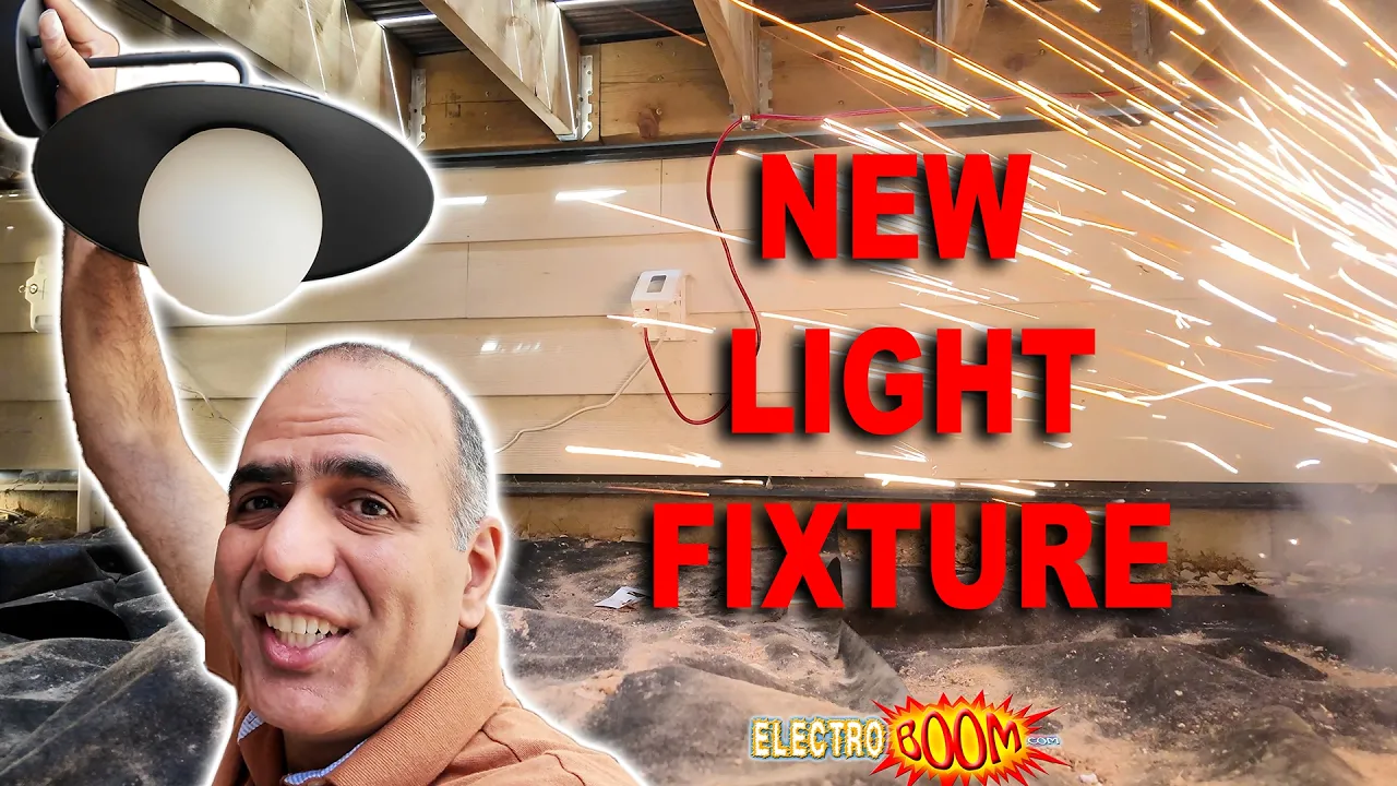 Running Power for New Outdoor Light Fixture
