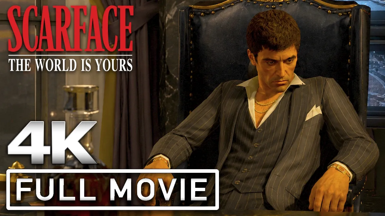 SCARFACE The World Is Yours All Cutscenes (Full Game Movie) 4K 60FPS Ultra HD