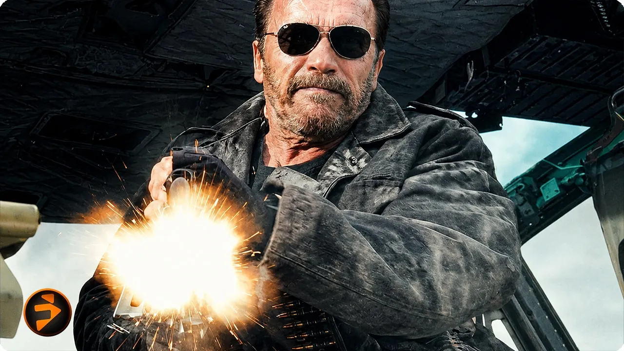 Schwarzenegger Takes on a Tank | The Expendables 3