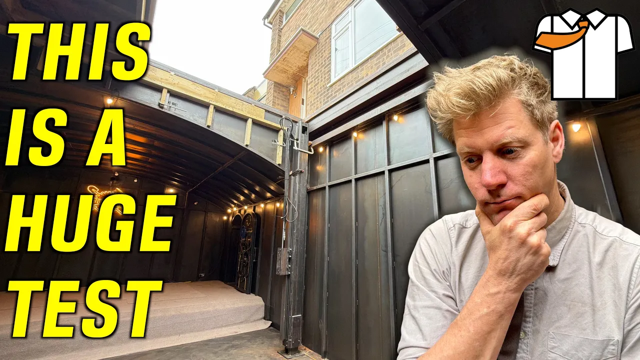 SECRET Garage Car Lift Part 1