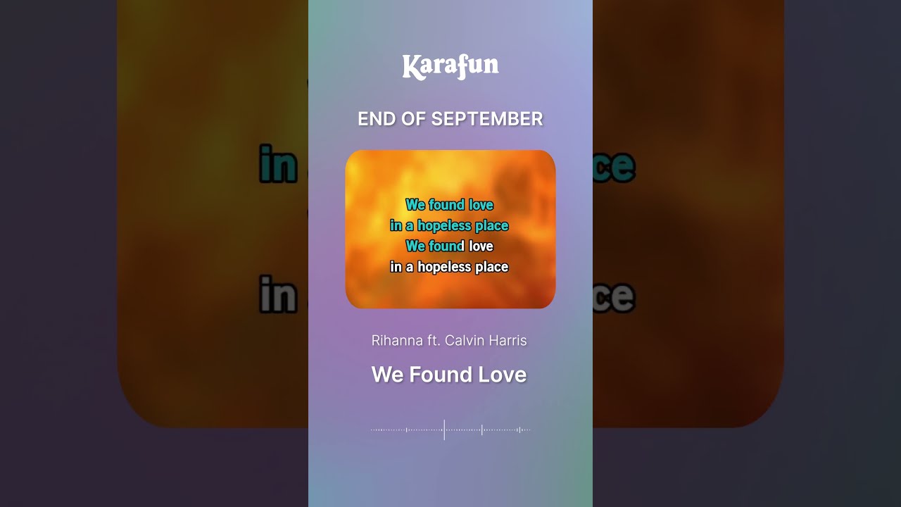🎉  September Finale Sing-Along