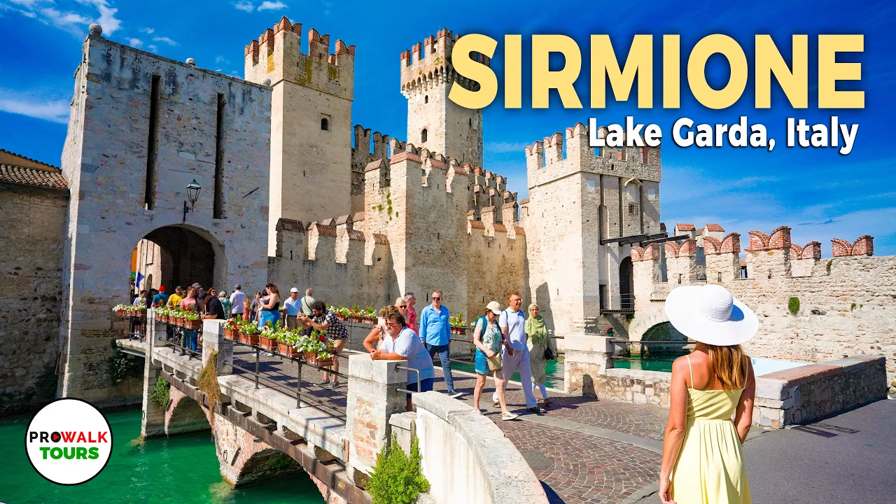 Sirmione 4K Walking Tour — Lake Garda's Peninsula Town, Italy 🇮🇹