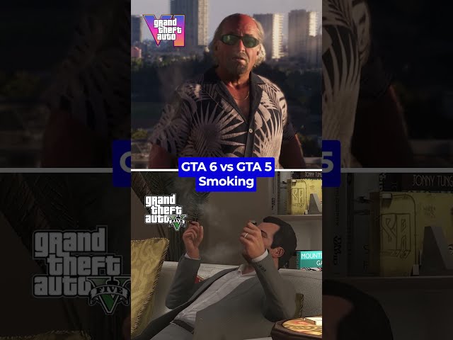 Smoking in GTA 6 vs GTA 5