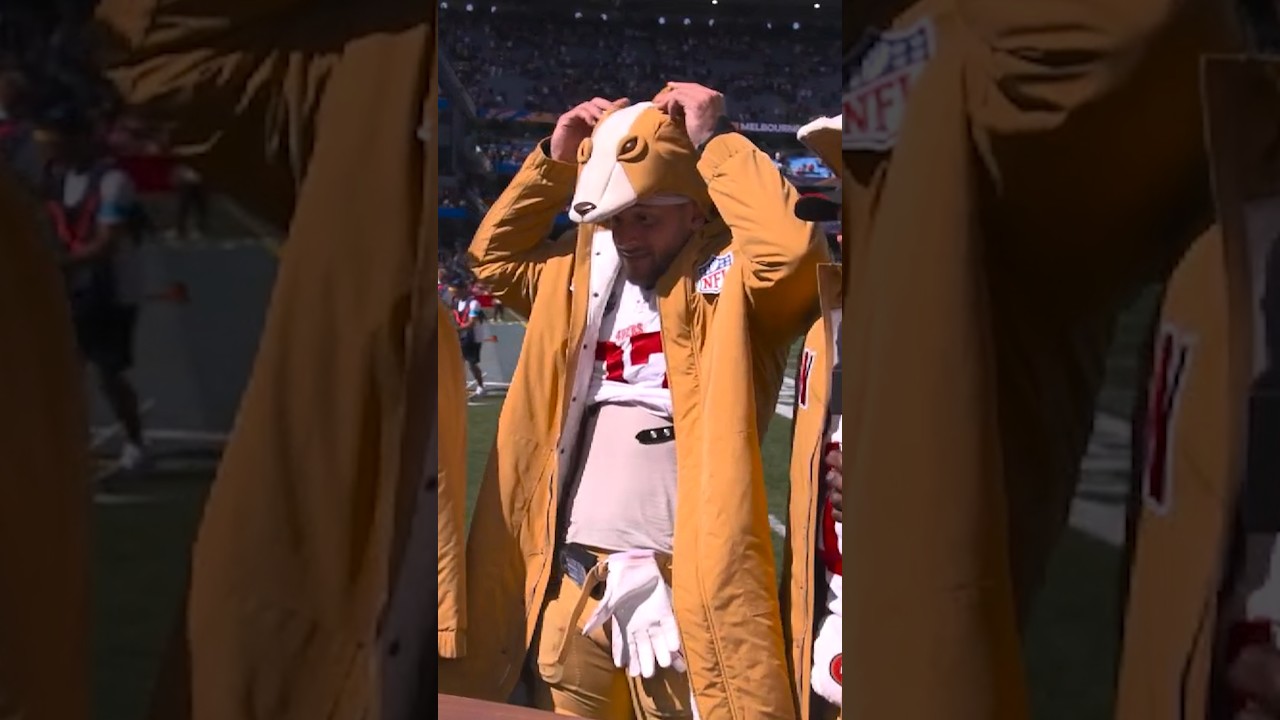So hoppy for the 49ers who are the first ever NFL team to win in Melbourne 🦘