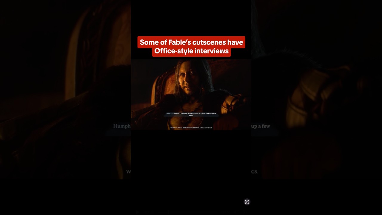 Some of Fable's Cutscenes Have Office-Style Interviews