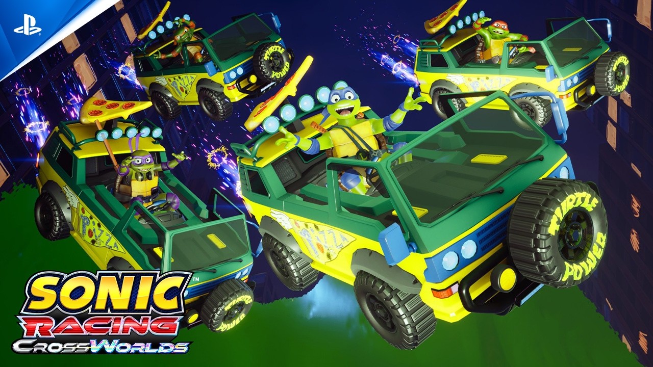 Sonic Racing: CrossWorlds - Teenage Mutant Ninja Turtles Join the Race | PS5 & PS4 Games