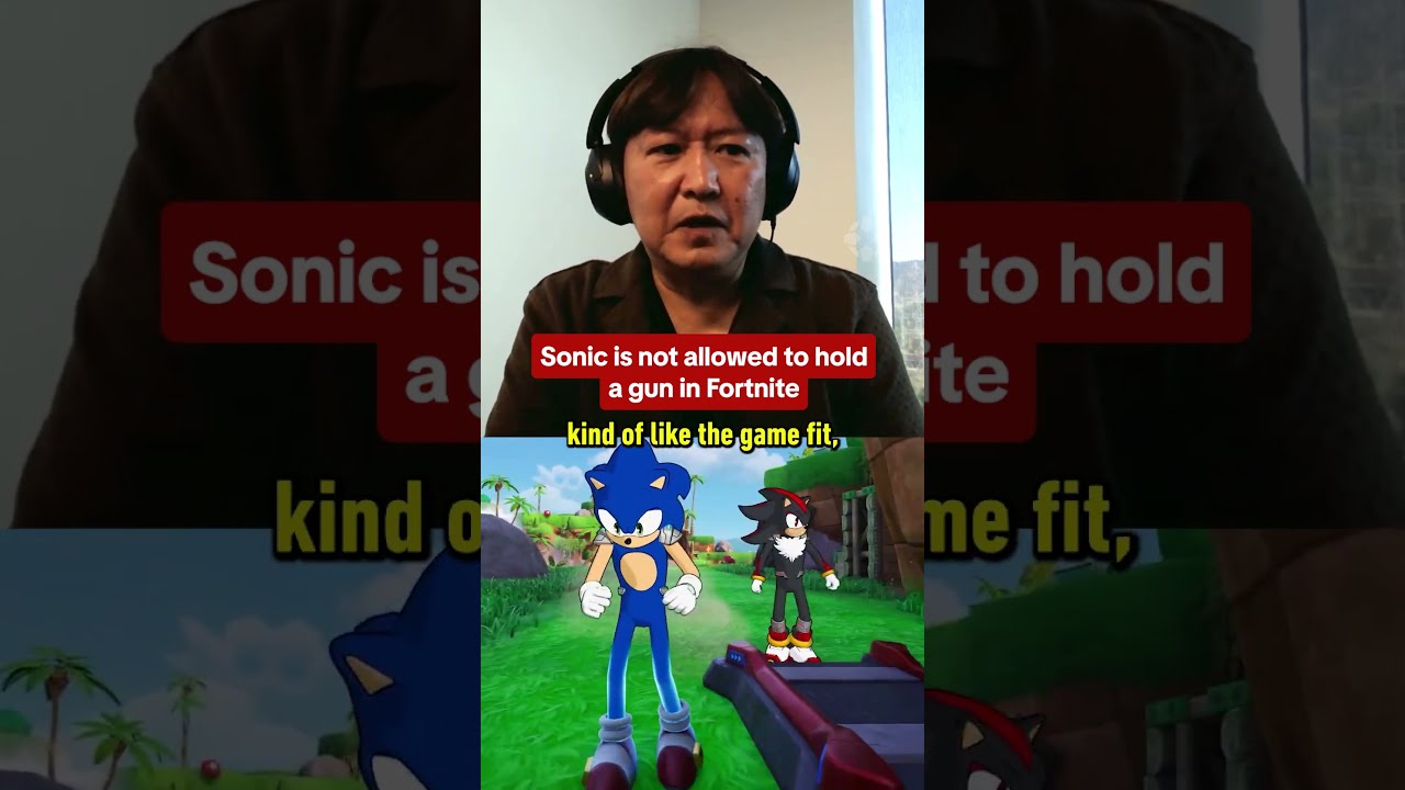 Sonic Team's Takashi Iizuka says they created android Sonic specifically for #Fortnite! #sonic #ign