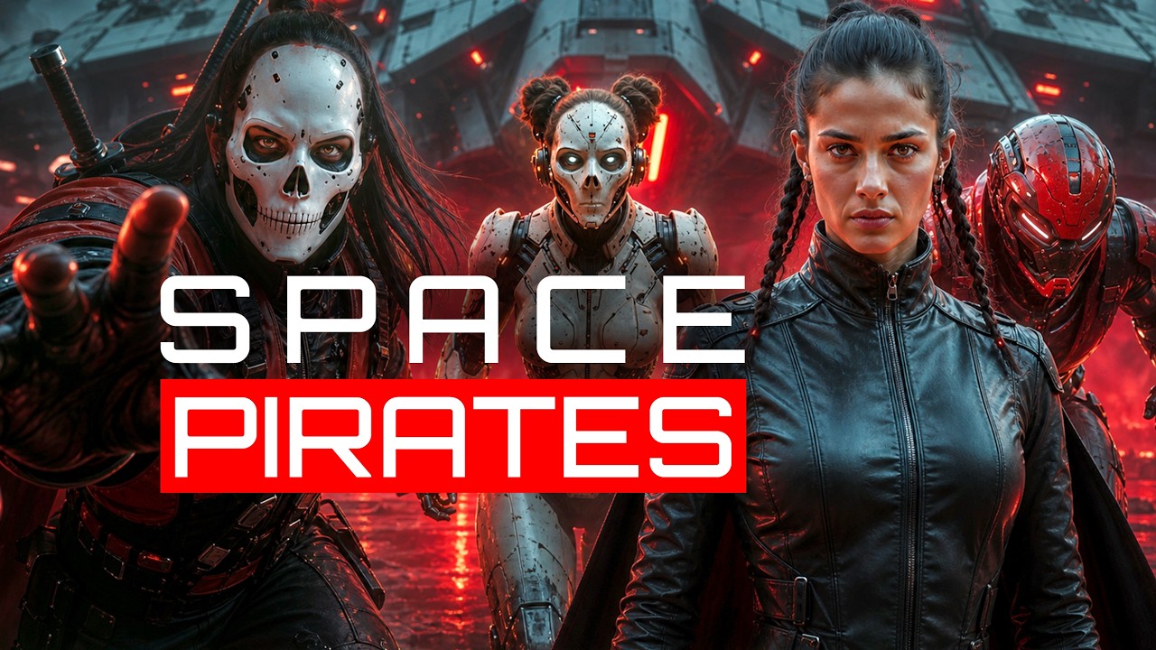 Space Pirates / SCI FI Music Video [ 4K ]