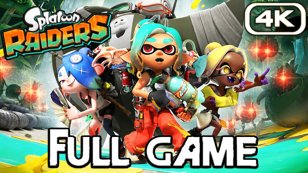 SPLATOON RAIDERS Gameplay Walkthrough FULL GAME (4K 60FPS) No Commentary