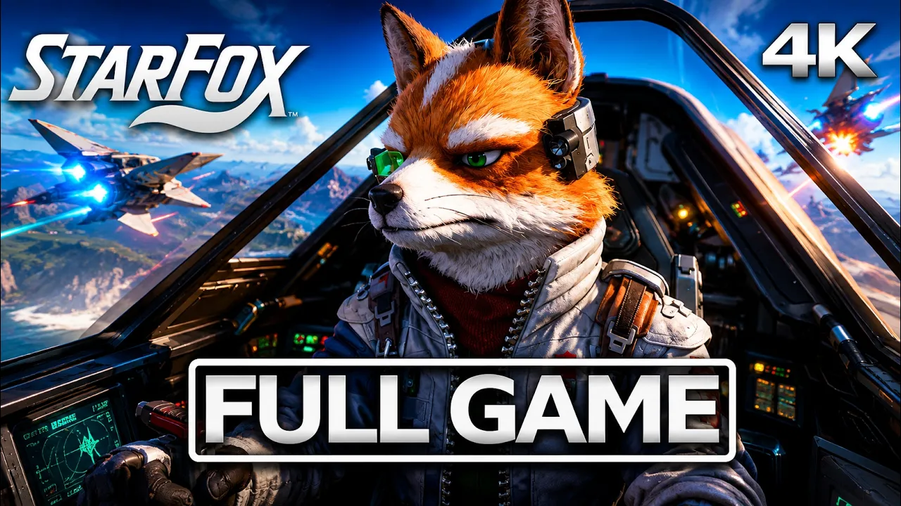 STAR FOX 64 REMAKE Full Gameplay Walkthrough /No Commentary【FULL GAME】4K60FPS UHD