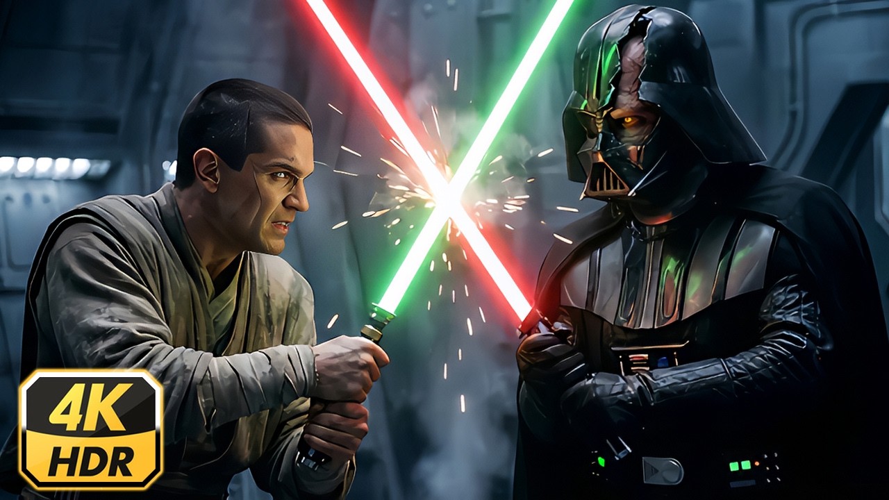 STAR WARS: Darth Vader Destroys Starkiller | Fight Scene Cinematic [4K]