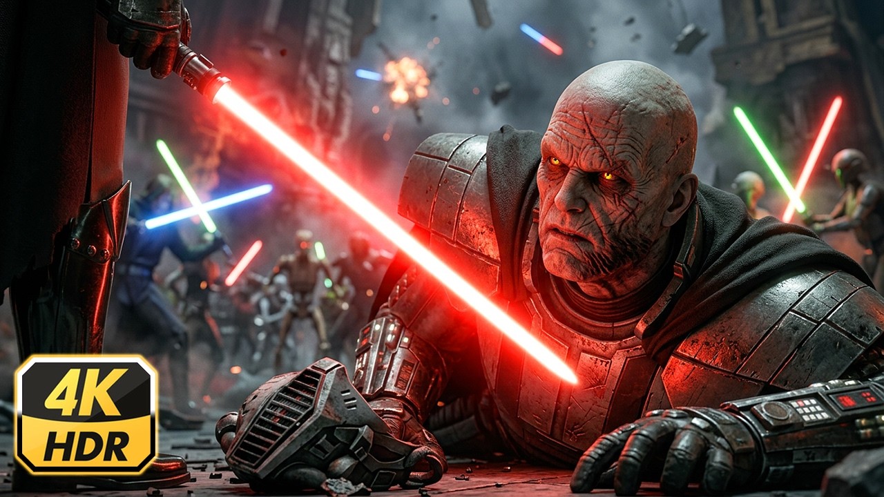 Star Wars The Old Republic Darth Malgus DESTROYS The Jedi Order FULL MOVIE [4K]