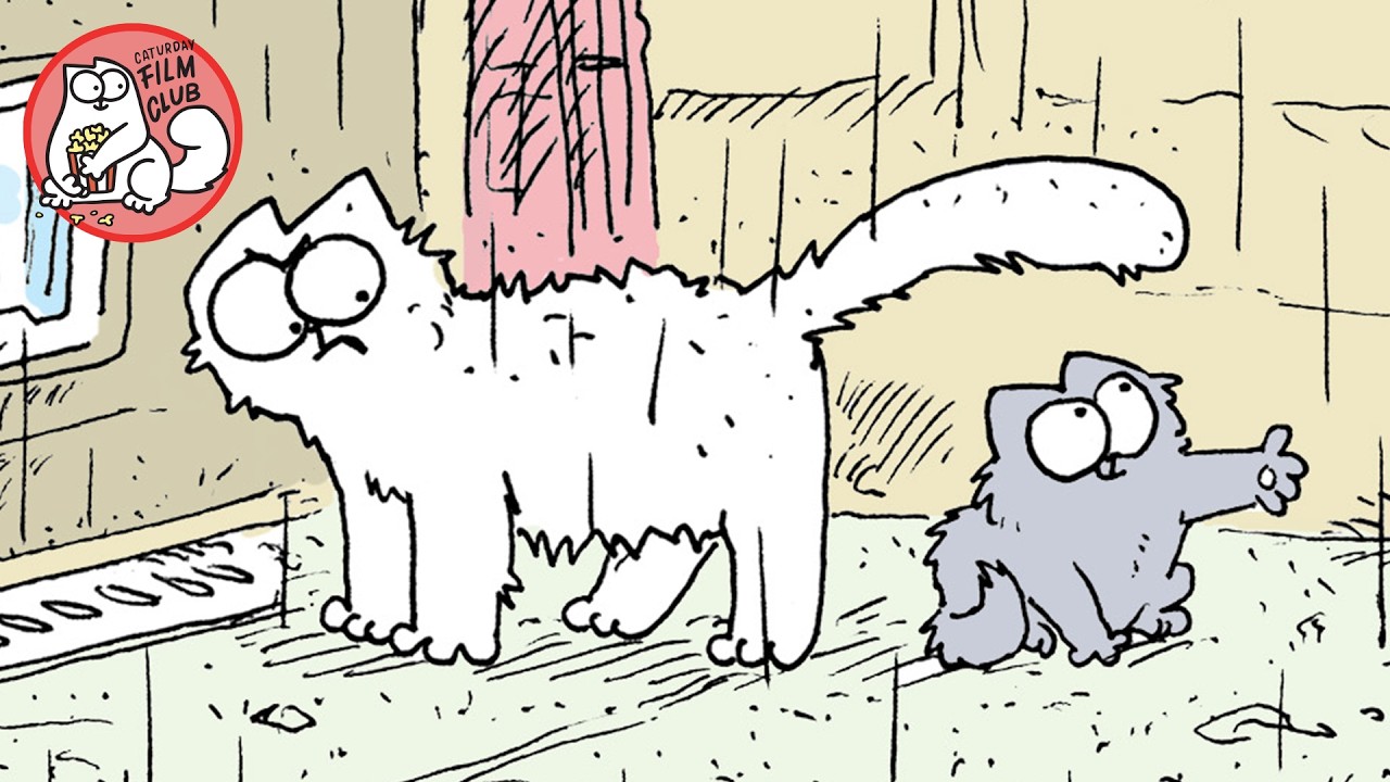 Stay Pawsitive!  - Caturday Film Club