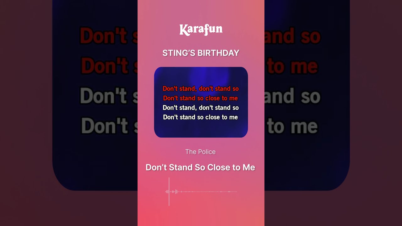 🎂 Sting’s Birthday Bash