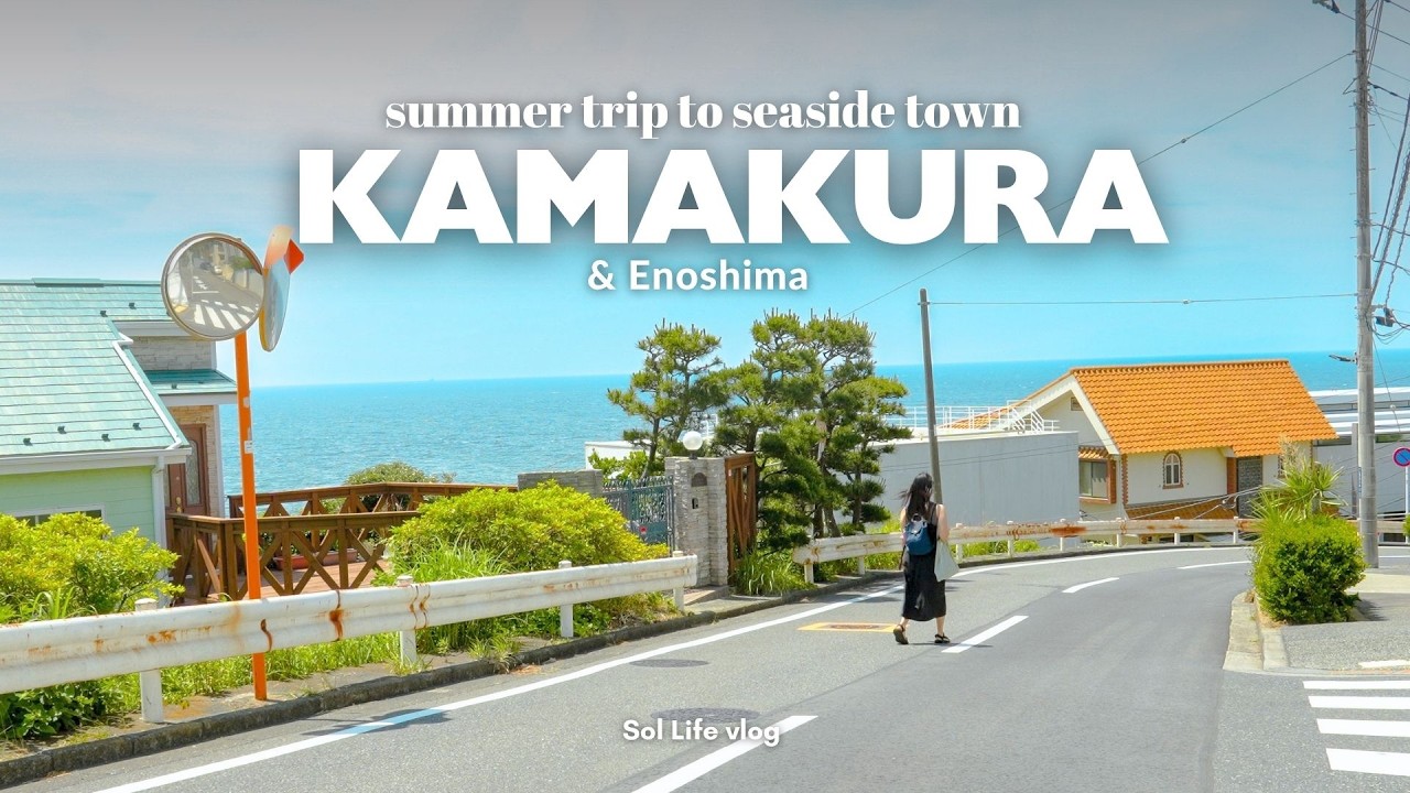 Summer trip to Kamakura & Enoshima | Day Trip from Tokyo| Seaside Views, Mt Fuji & Cafés