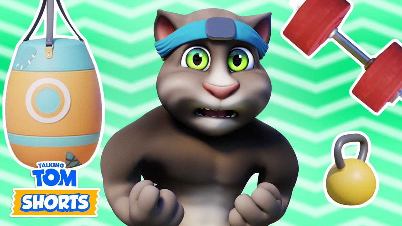 Super Strong 💪 Talking Tom Shorts | Cartoons for Kids